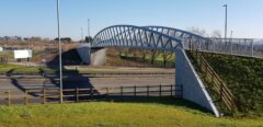 A photo of the Birstall Footbridge, Birstall ProCon Award finalist project