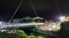 A photo of the Watkin Road Bridge, Leicester ProCon Award finalist project