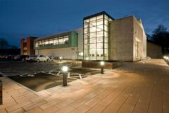 A photo of the Manor Road Sports Facility, Oadby ProCon Award finalist project