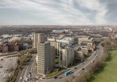 A photo of the Freemen's Common Student Village, University of Leicester ProCon Award finalist project