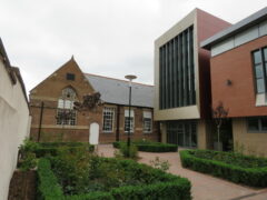 A photo of the Radha Soami Satsang Beas (RSSB) Building, Leicester ProCon Award finalist project