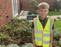 A photo to represent this news story, titled 'Youngster’s garden design brought to life at new Lovell housing development in Coalville'