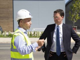 Local MP visits Witney companies to show support for local businesses and jobs photo